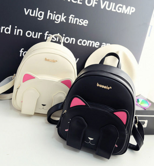 Fashionable  Playful Cat Backpack  (2 Colors)