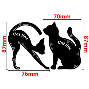 Set of 2 Professional Makeup Cat Eyeliner and Eye-shadow Stencil