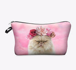 Sassy Cat Cosmetic Bag