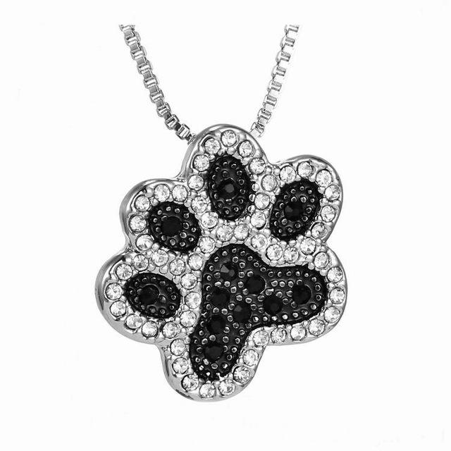 Beautiful White & Black Cat Pendant Necklaces in 8 Unique Designs