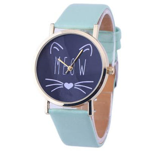 MEOW Analog Quartz  Wrist Watch (10 Colors)