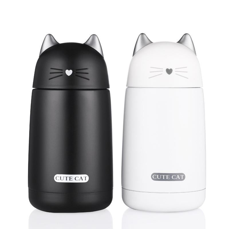 Cat Shaped Thermos 330ml  (4 Colors)