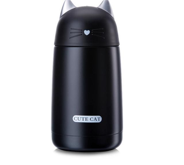 Cat Shaped Thermos 330ml  (4 Colors)