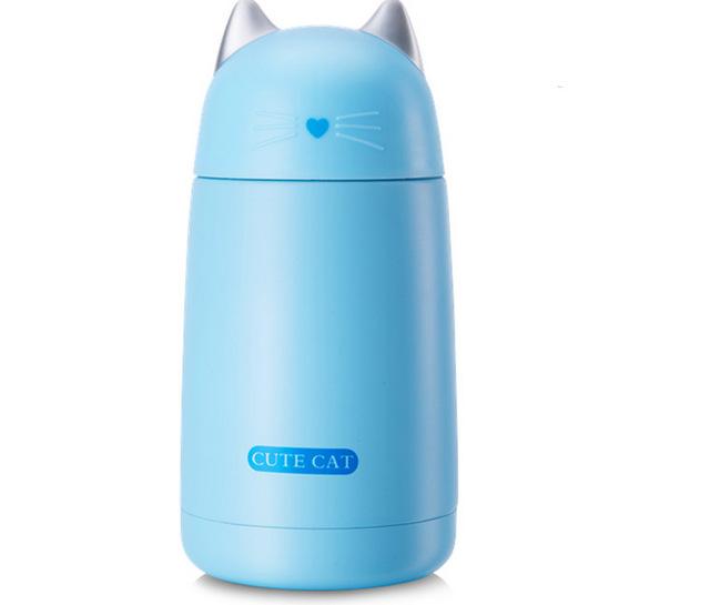 Cat Shaped Thermos 330ml  (4 Colors)