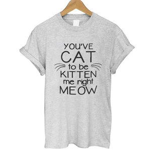 Cute Cat Humor T-Shirts (6 Designs)