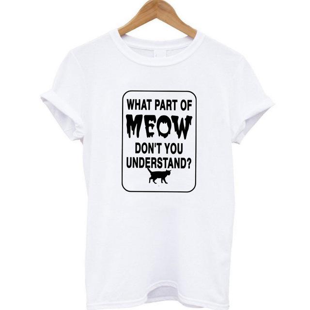 Cute Cat Humor T-Shirts (6 Designs)