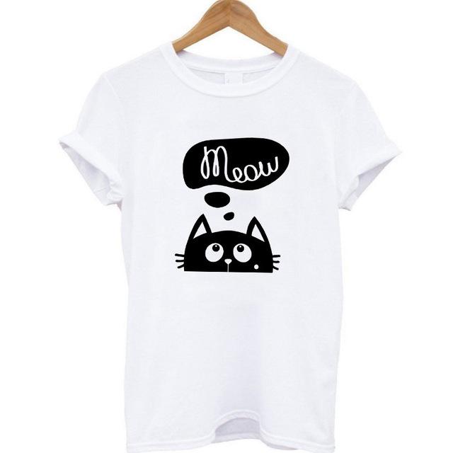 Cute Cat Humor T-Shirts (6 Designs)