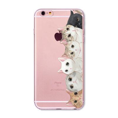 Adorable Transparent Soft Silicone Cat Iphone Case (12 Designs)