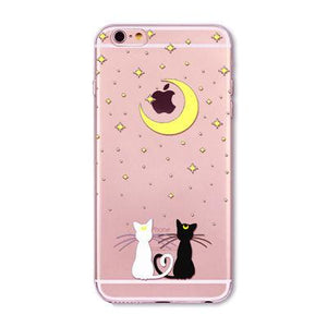 Adorable Transparent Soft Silicone Cat Iphone Case (12 Designs)