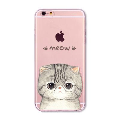 Adorable Transparent Soft Silicone Cat Iphone Case (12 Designs)