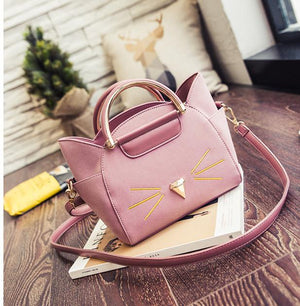Cat Shaped Whiskers Shoulder Bag (4 Colors)