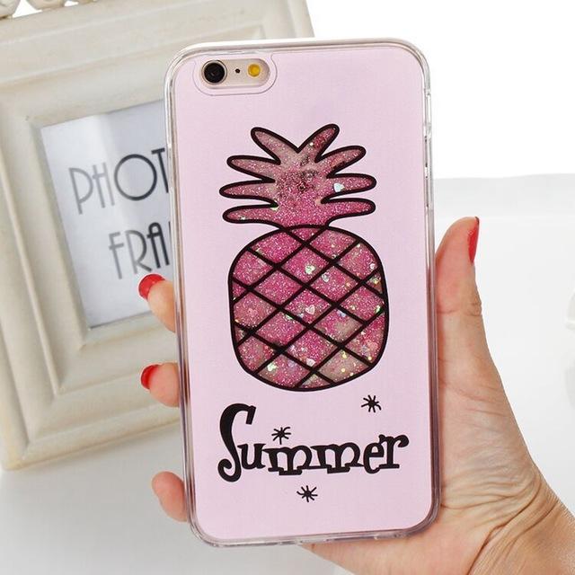 Pink Glitter Cat iPhone Case