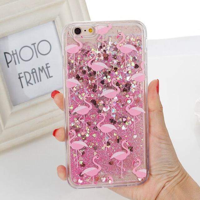 Pink Glitter Cat iPhone Case