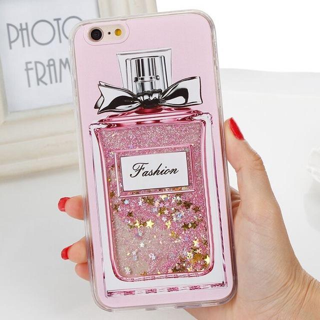 Pink Glitter Cat iPhone Case