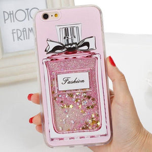 Pink Glitter Cat iPhone Case