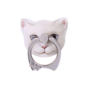 Cat Face Ring Phone Holder and Stand