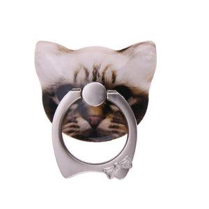 Cat Face Ring Phone Holder and Stand