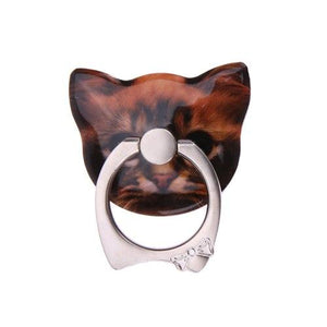 Cat Face Ring Phone Holder and Stand